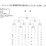 川薩社会人ソフトボール大会（A級）開催！