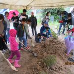 未来の子供達へ、桜の植樹会～都町・柿田自治会～